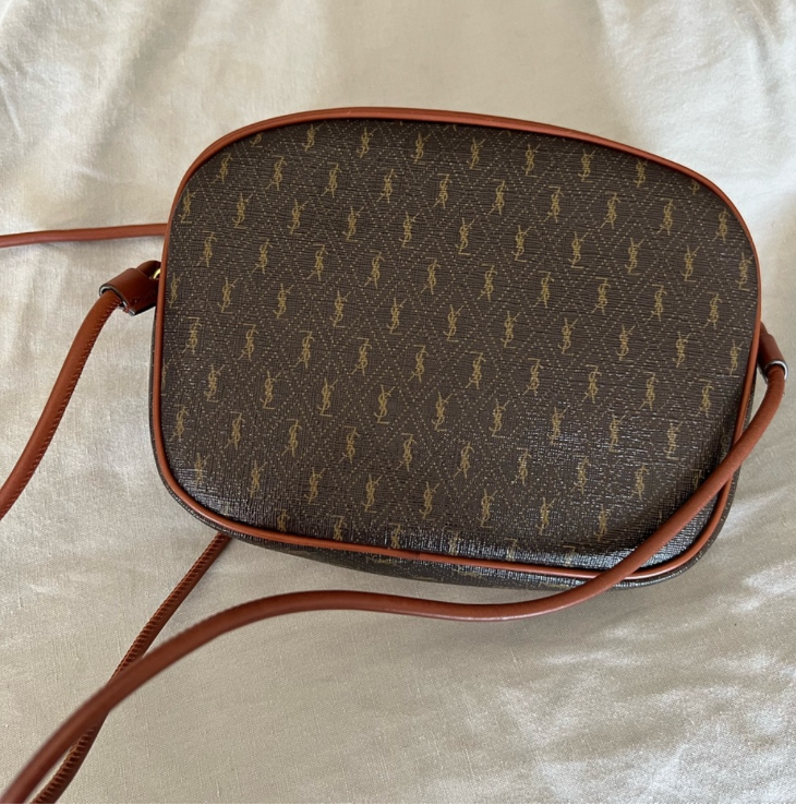 YSL Le Monogramme Small Camera Bag in Smooth Calfskin Canvas