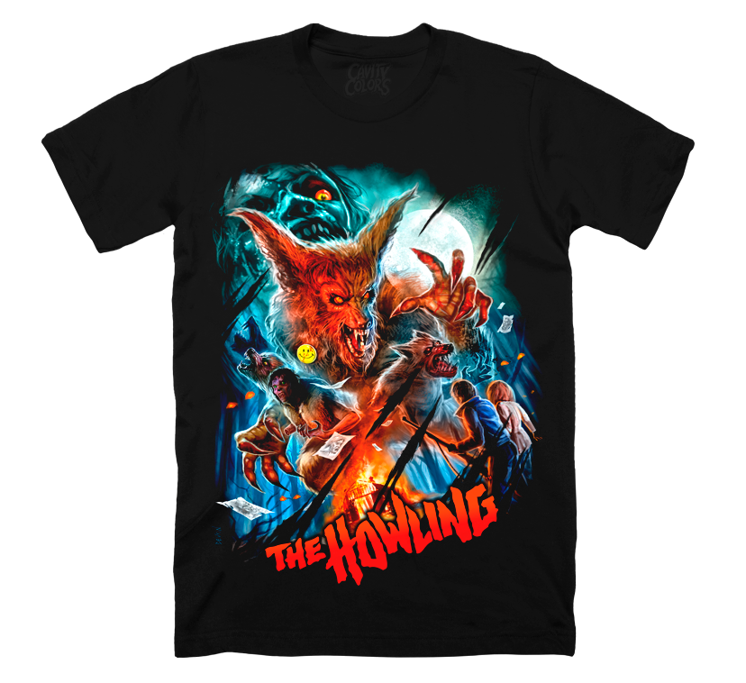 The Howling 1981 T-Shirt – Vintage Horror Movie Graphic Tee, Unisex Retro