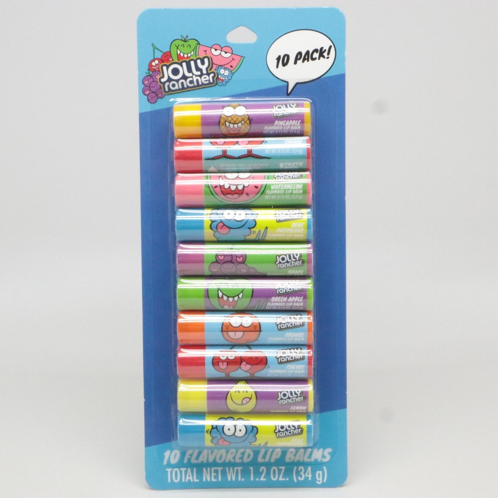 Jolly Rancher Flavored Taste Beauty Lip Balm Sticks 10-Pack