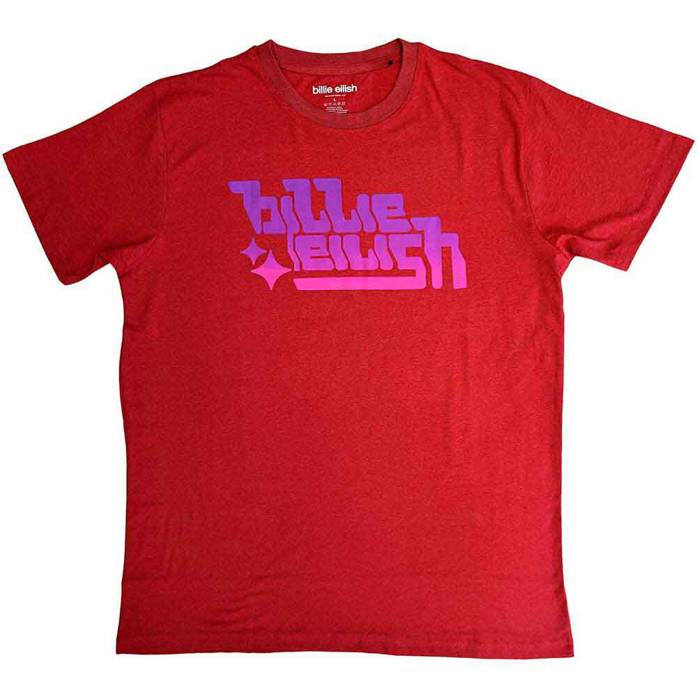 Billie Eilish Purple Logo Graphic Tee for Fans