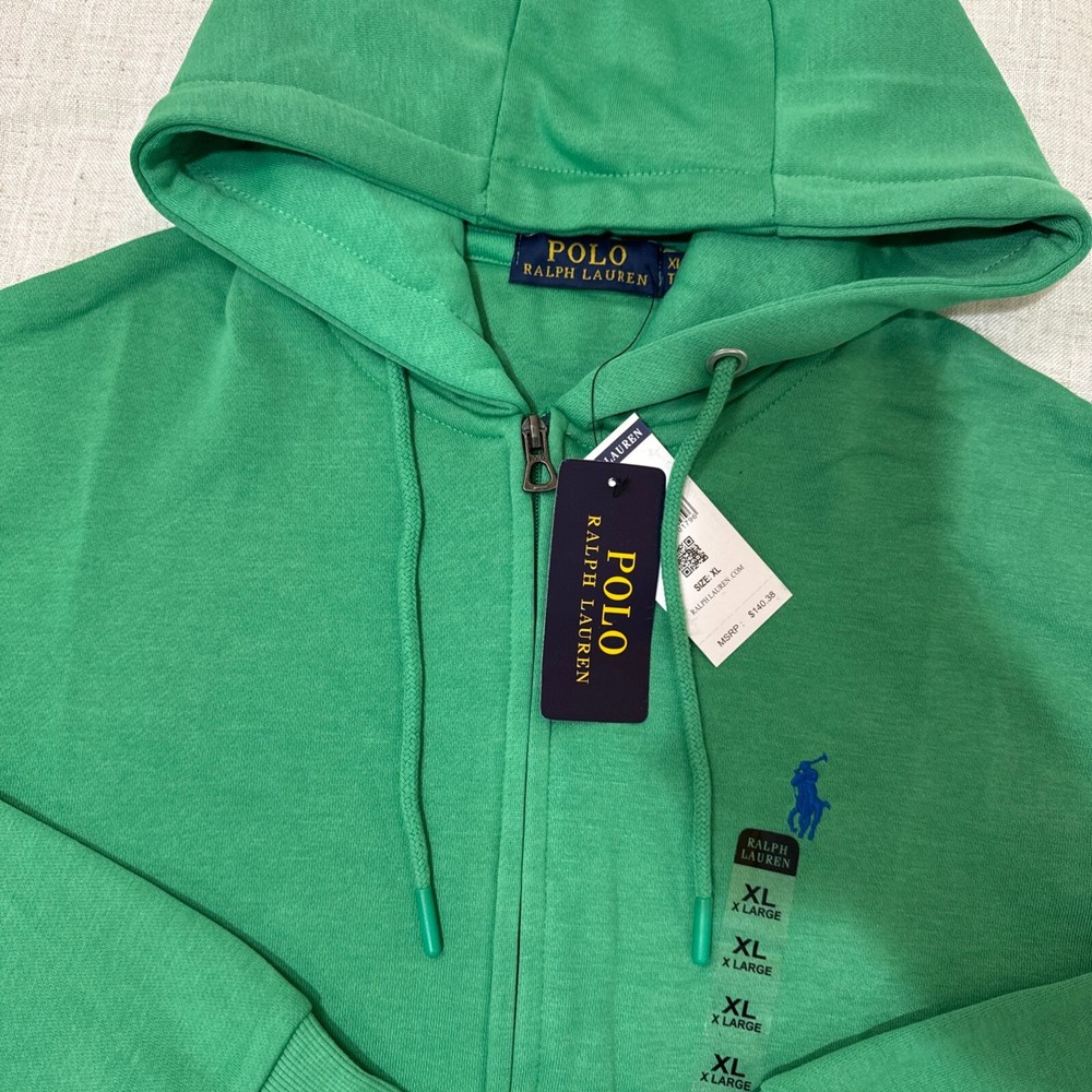 Polo Ralph Lauren Fleece Full -Zip Tracksuit Green | Hoodie & Joggers |