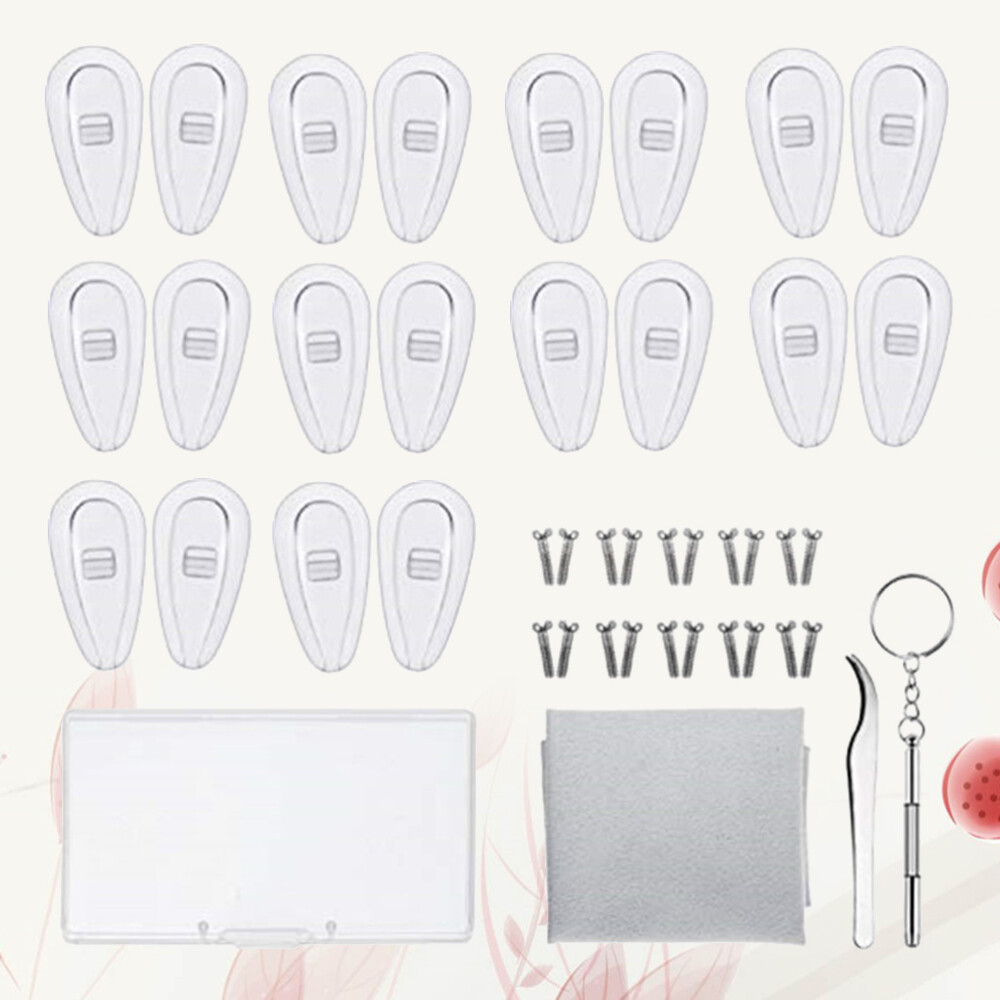 Eyeglass Repair Kit Glasses Practical Tools with Storage Box