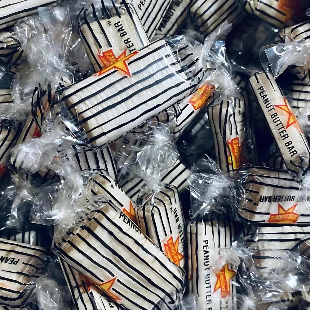 Peanut Butter Bars Candy (1 Pound) Free Shipping Ind. Wrapped by Atkinson