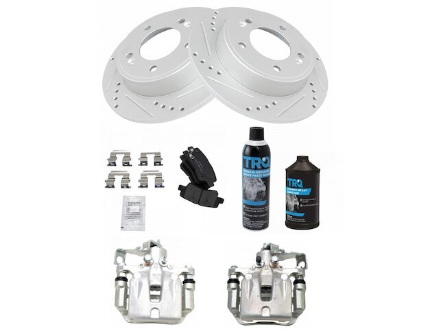 2013-2016 Hyundai Elantra GT Rear Brake Pads Rotors Calipers Set 27SKTT  