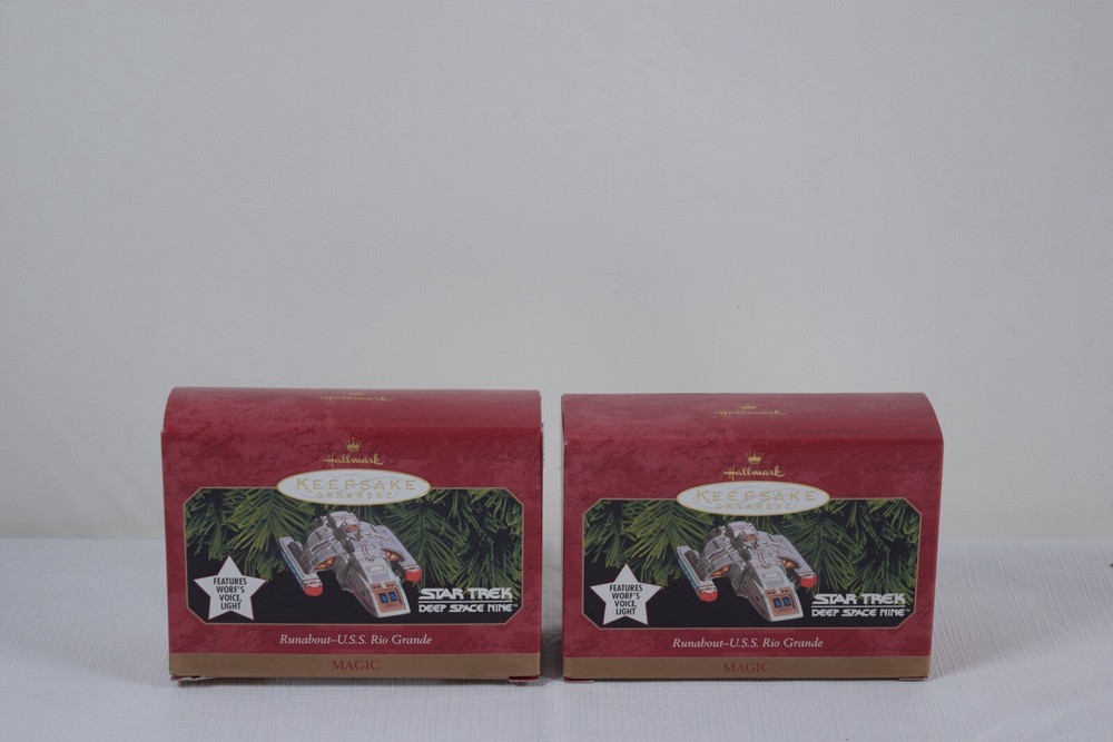 Hallmark Ornaments Star Trek: Deep Space Nine Runabout U.S.S. Rio Grande 1999