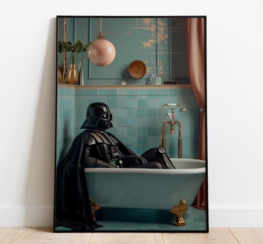 Darth Vader Star Wars Movie Poster Wall Art Decor for Fans and Collectors