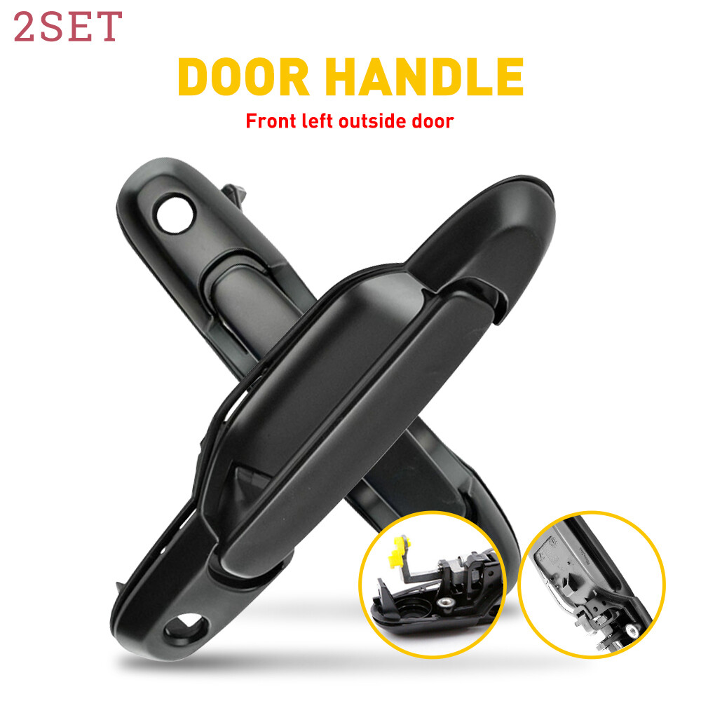 2set Front Sliding Door Handle Passenger & Driver Side For Toyota Sienna 1998-20