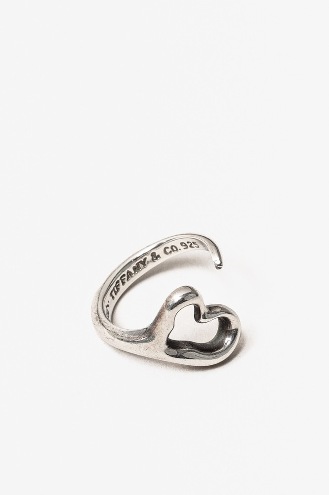Tiffany & Co. Elsa Peretti Open Heart Sterling Silver Ring