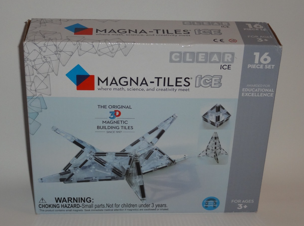 Magna-Tiles 18716 16piece Ice Set The Original Award-winning Magnetic Building