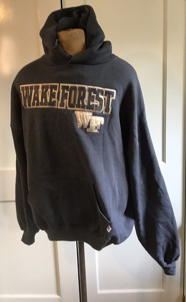 Wake Forest Demon Deacons NCAA Grey Men's Embroidered Hoodie Sweatshirt 2XL