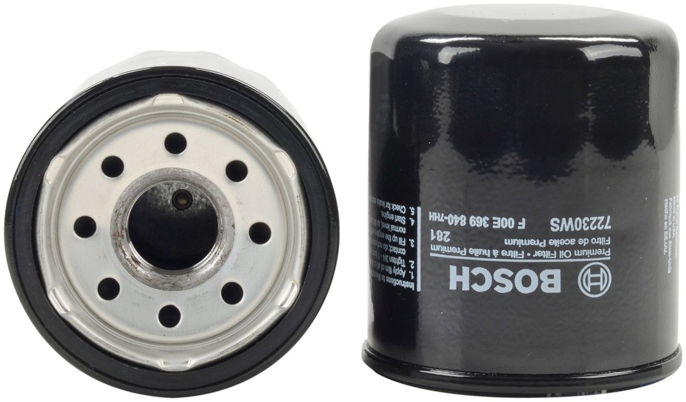 Bosch Engine Oil Filter 72230WS For 69-24 Ford Escort Nissan Altima Sentra