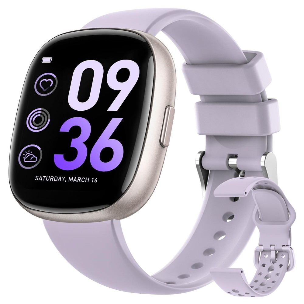 Unisex Smartwatch with Bluetooth Calling 120+ Fitness Modes for iPhone Android