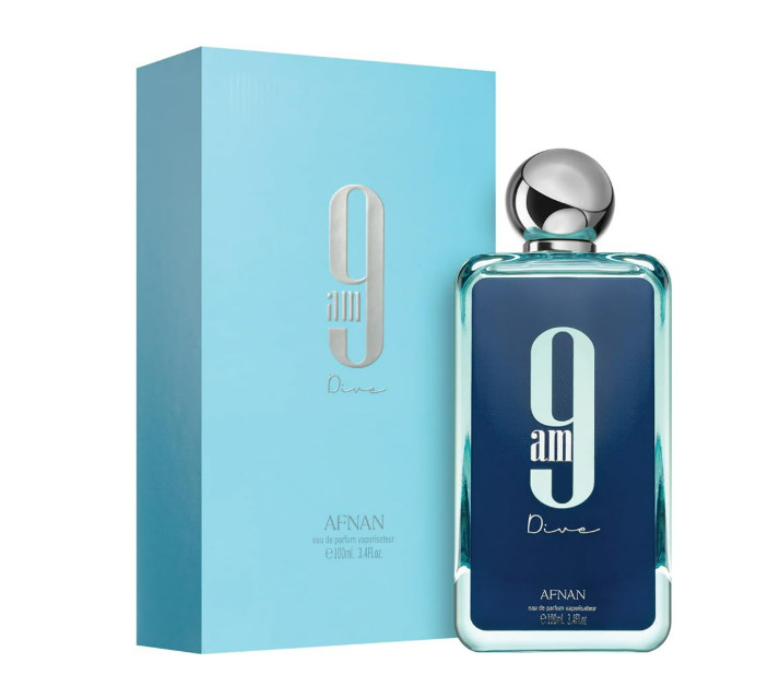 Afnan 9 AM Dive Unisex Eau De Parfum, 3.4 Fl. Oz