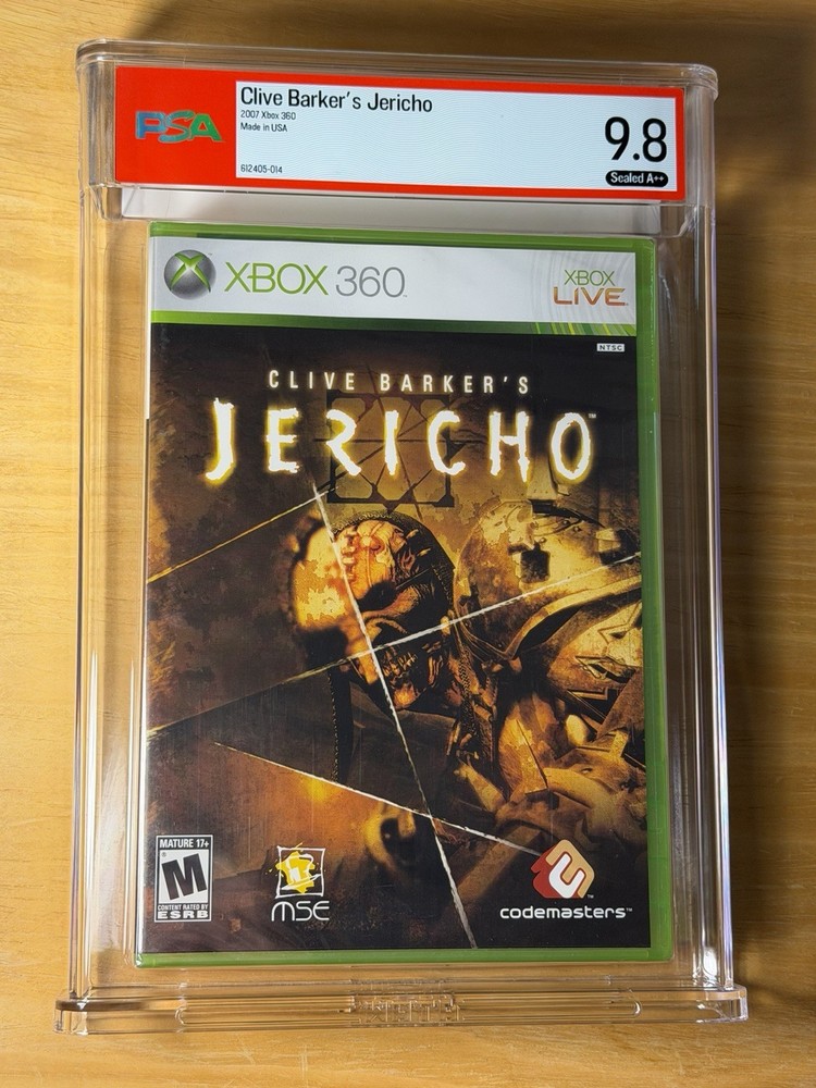 9.8 A++ Sealed Graded Clive Barker’s Jericho PSA Xbox 360