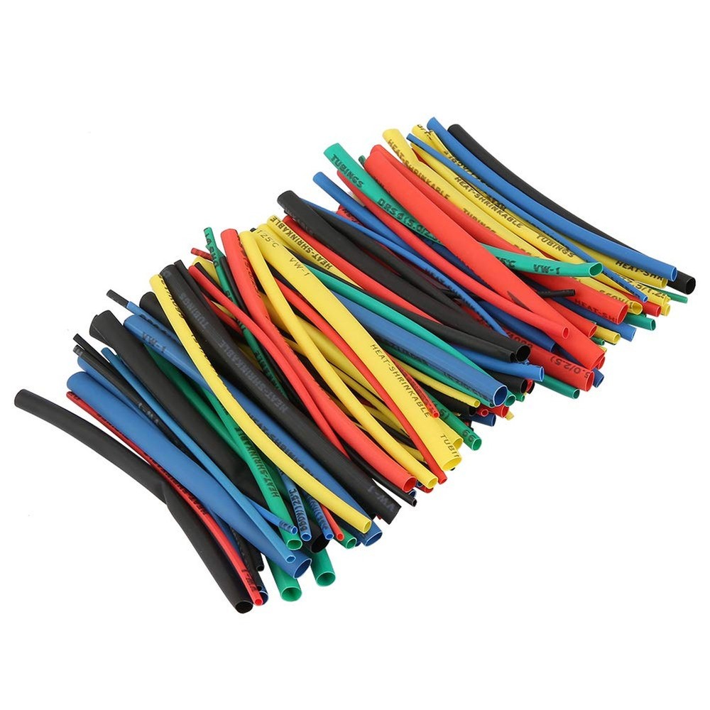 Electrical Wire Cable Wrap Assortment, 100 Pcs Heat Shrink Tubing Kit, Insula...