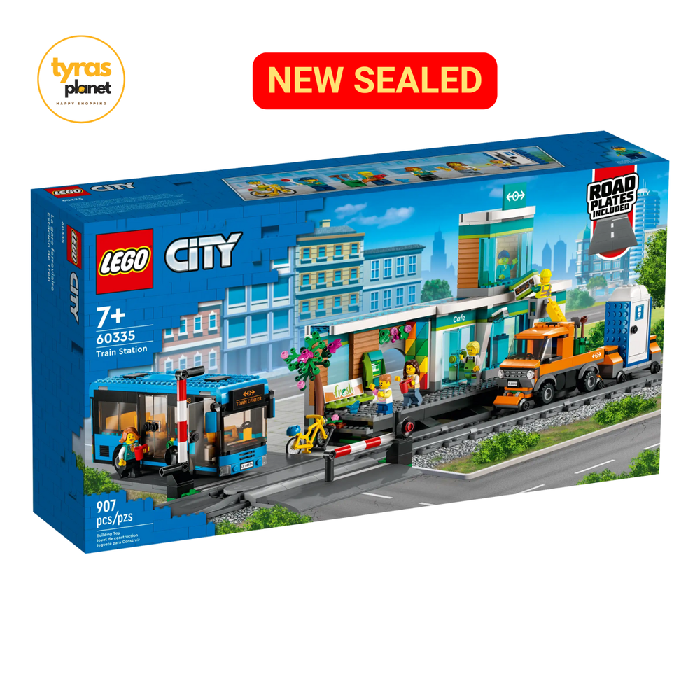 LEGO CITY: Train Station (60335) - New Sealed Bus Road Plates