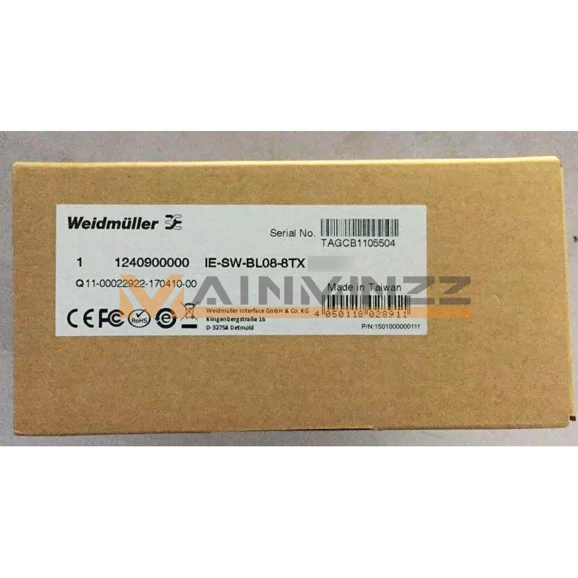 ONE New Weidmuller 1240900000 IE-SW-BL08-8TX Ethernet Switch