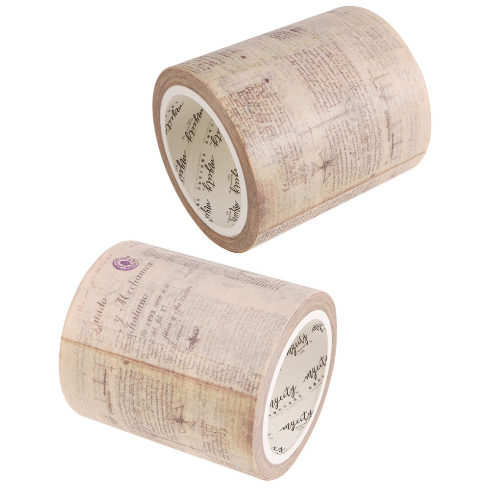 2 Roll Scrapbook Tape Decorative Washi Tape Gothic Style Tape Washi Tape