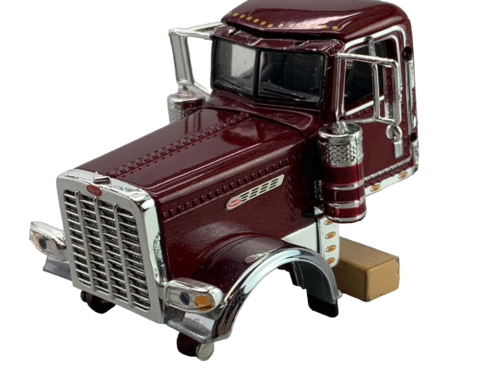 1/64 DCP Parts Burgundy Peterbilt 389 Day Cab Pride & Class Model