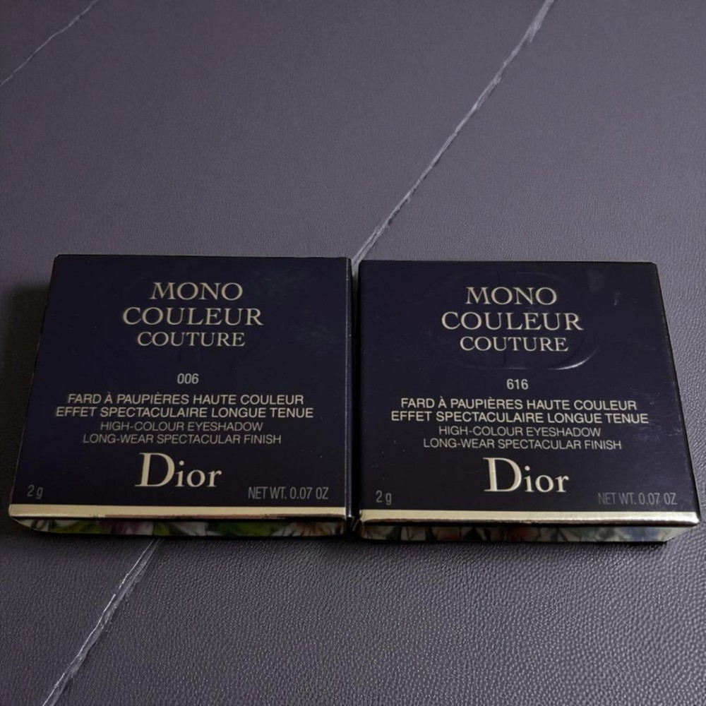 Dior Monocle Couture Eyeshadow 2PCS 006 616  Unused