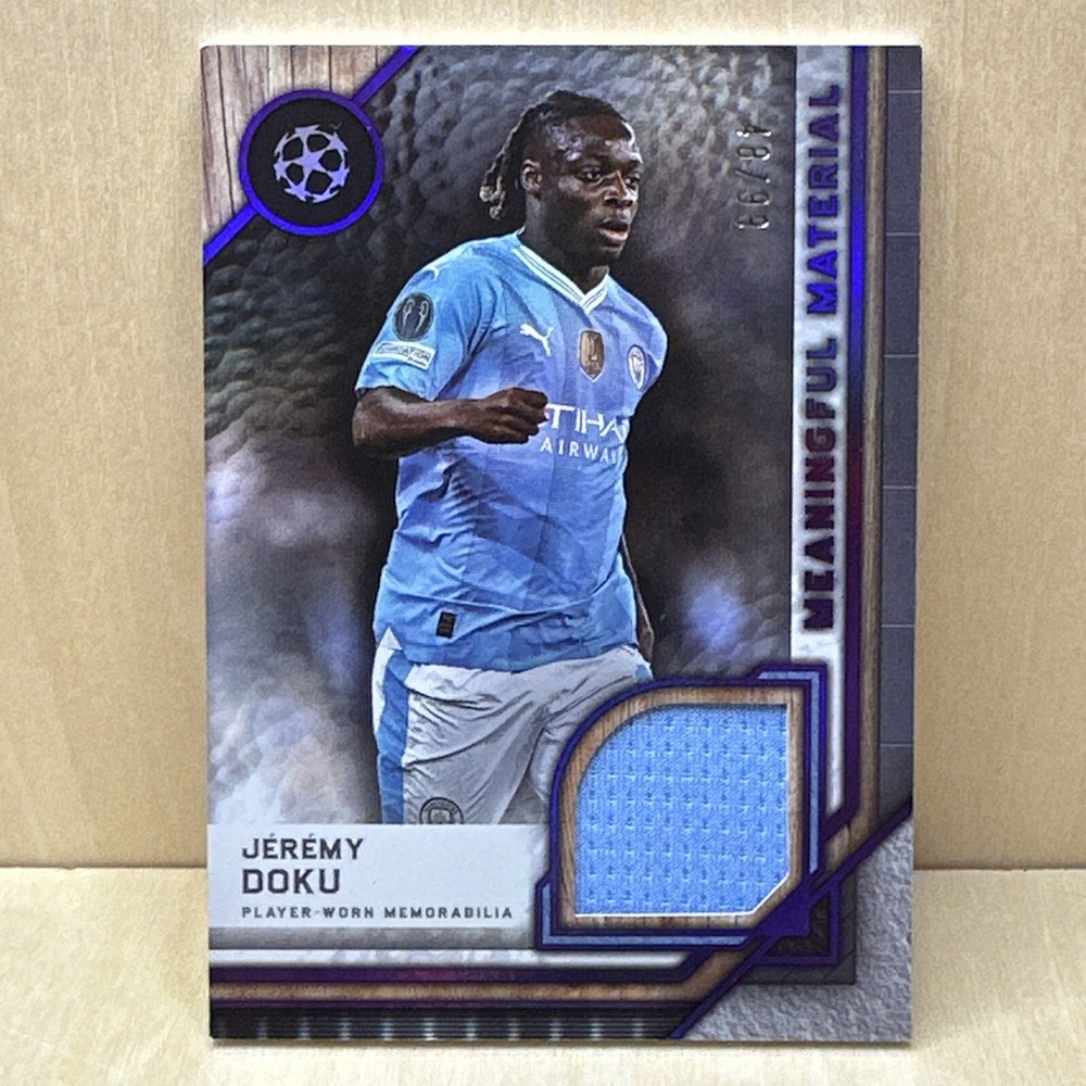 2023-24 Museum Collection Meaningful material 48/99 Jeremy Doku #MMSR-DO