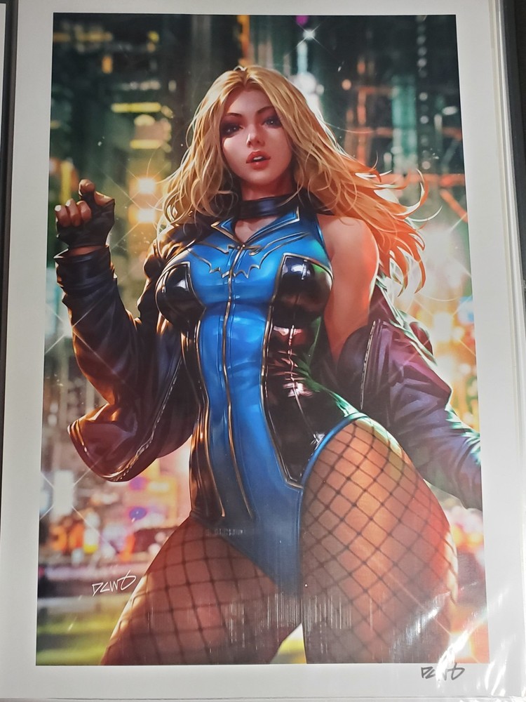 Black Canary - Signed By Derrick Chew W/COA - Art Print - A3