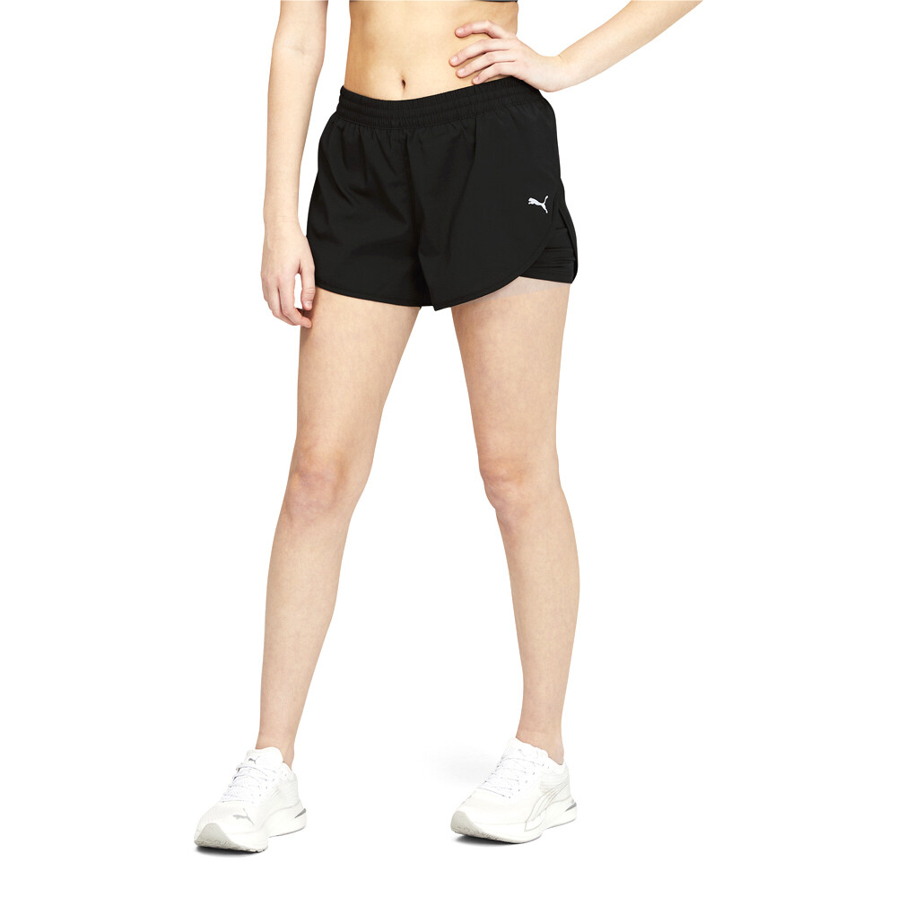 Puma 2-in-1 Woven Running Shorts for Women Size XS Casual Athletic Wear