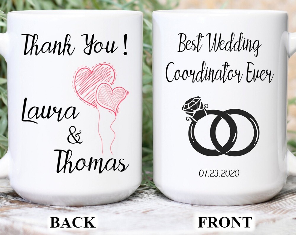 Best Wedding Coordinator Ever Mug / Personalized Wedding Coordinator Gift Mug /