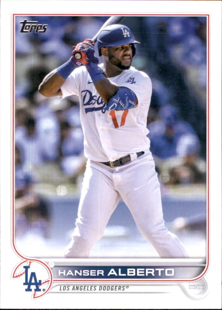2022 Topps Update US196 Hanser Alberto Baseball Card