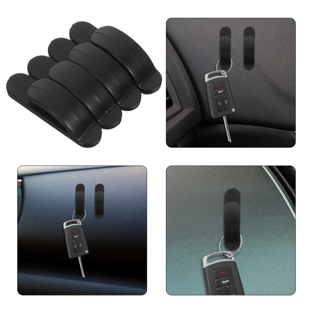 4 Pcs Car Seat Back Hooks - Multifunctional Headrest Storage Organizer