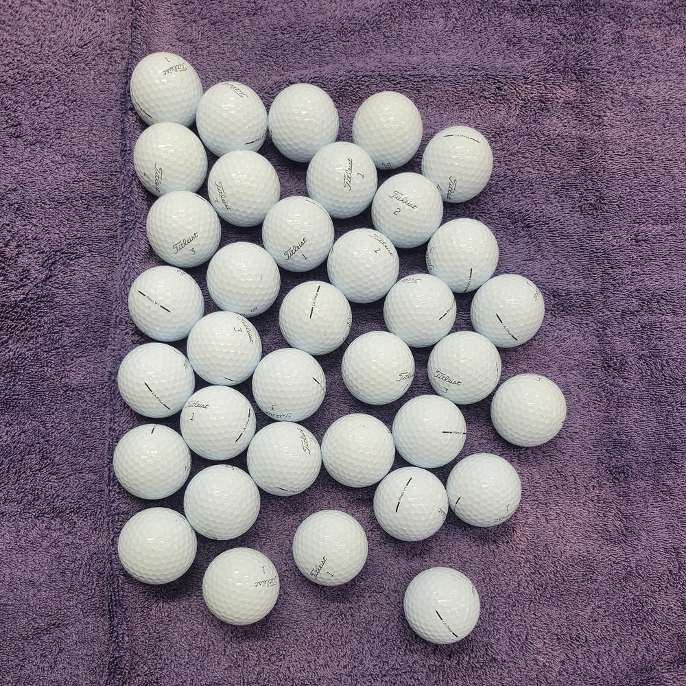 36 Titleist Pro V1  2025 Model 5A Grade MINT Condition! Golf Balls No Logos