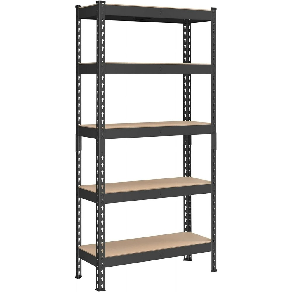 SONGMICS 5-Tier Adjustable Heavy Duty Metal Garage Shelving Storage Rack