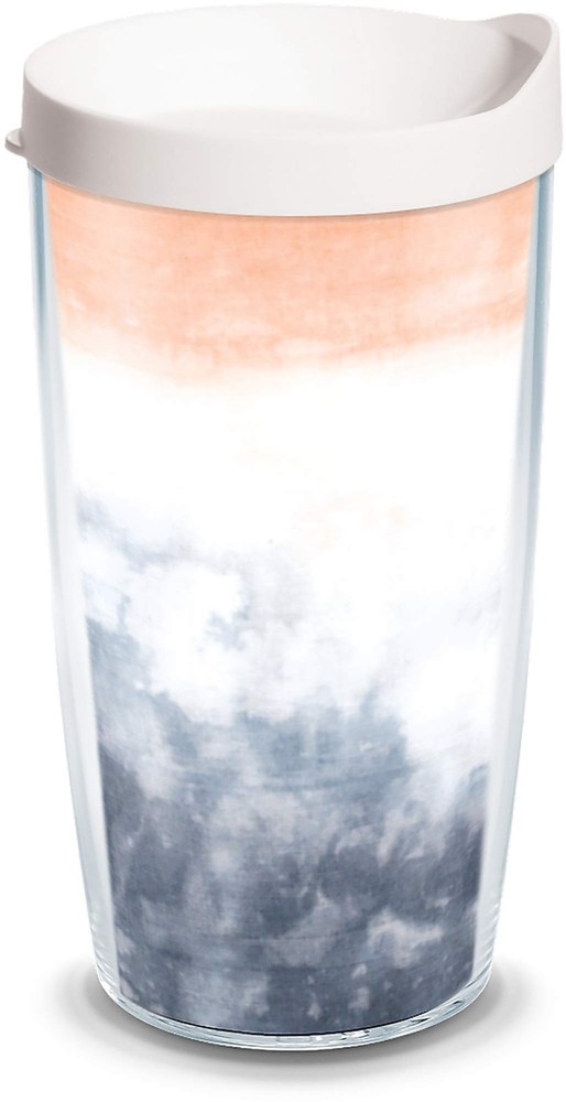 Black Coral Tie Dye Insulated Double Wall Tumbler Travel Cup Made in USA