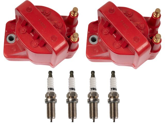 TRQ Ignition Coil and Spark Plug Kit fits Isuzu Impulse 1991-1992 55DCTV