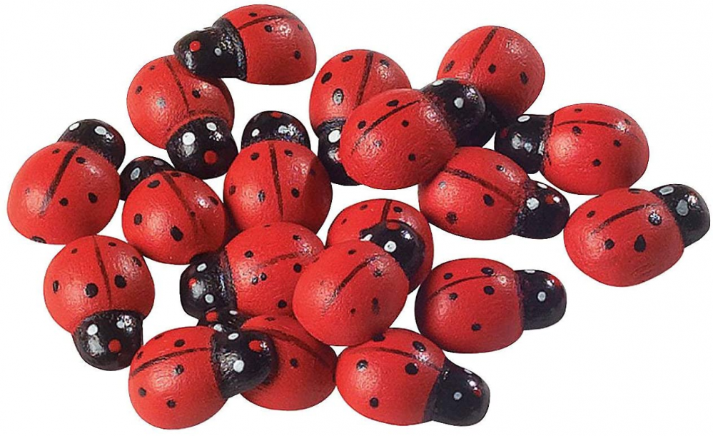 Self Adhesive Ladybugs, Craft Supplies, 50 Pieces
