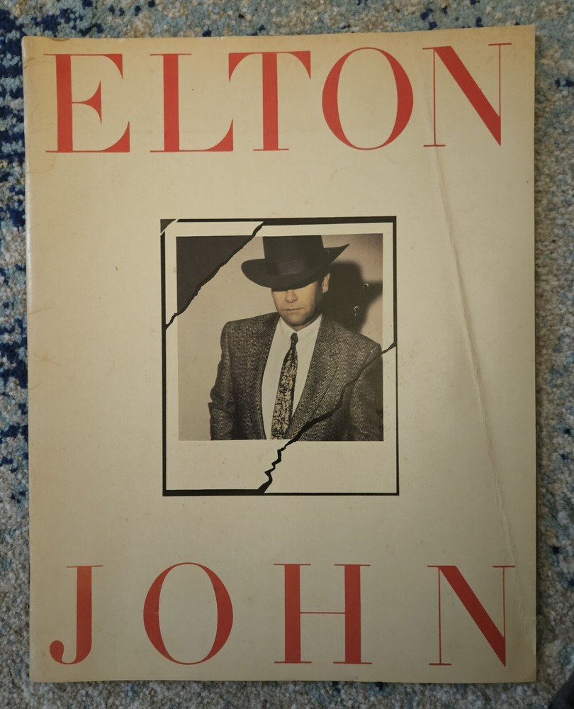 Elton John Concert Program 1984  Breaking Hearts Tour