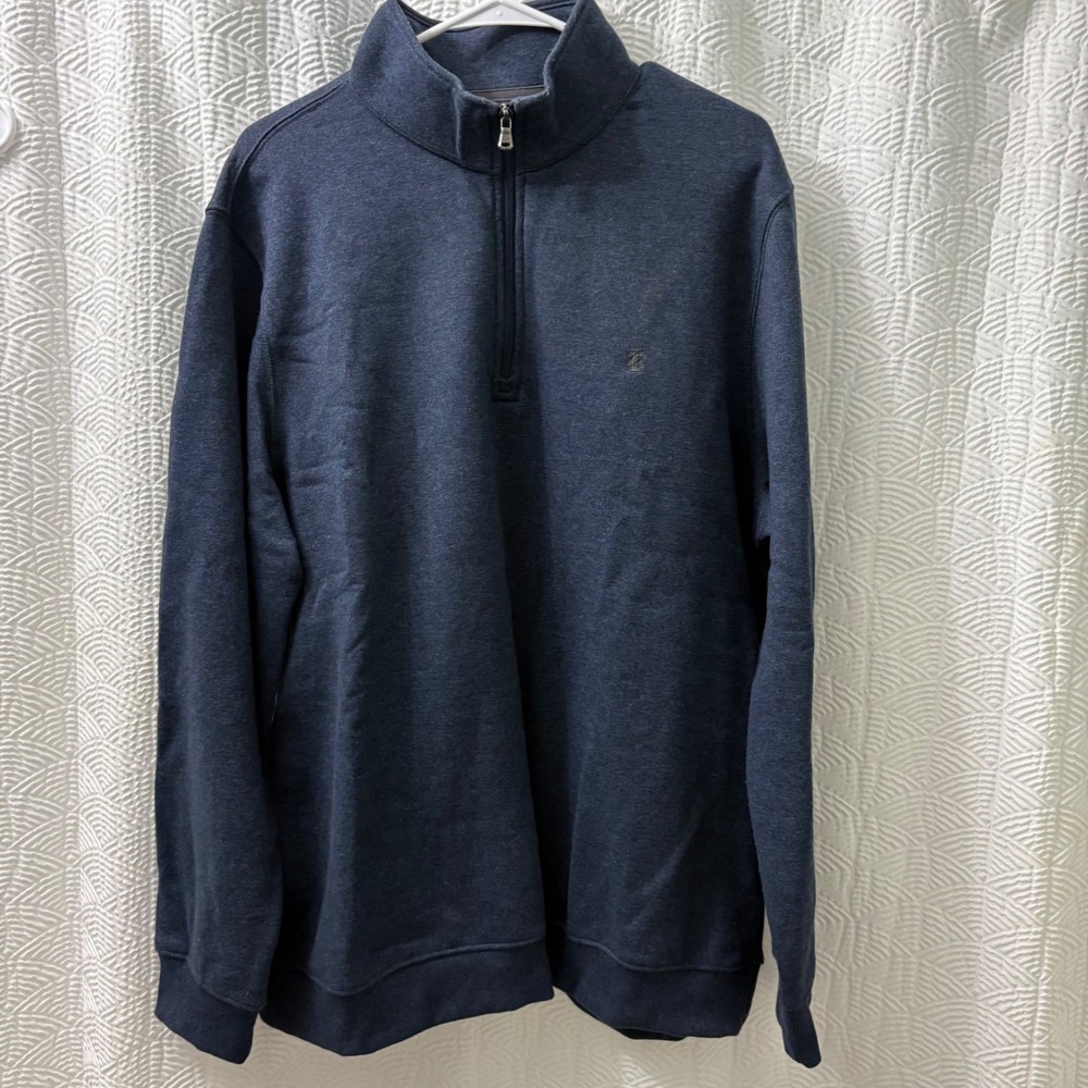 IZOD Men's Quarter Zip Pullover Sweater Long Sleeve Casual Top
