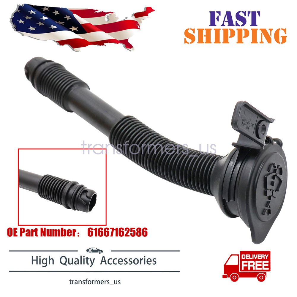 1X FOR 2007-2013 BMW X5 NEW Windshield Wiper Washer Filler Hose 61667162586
