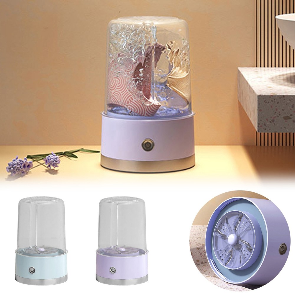 Wireless Mini Washing Machine For Dormitory  Portable Small Washer
