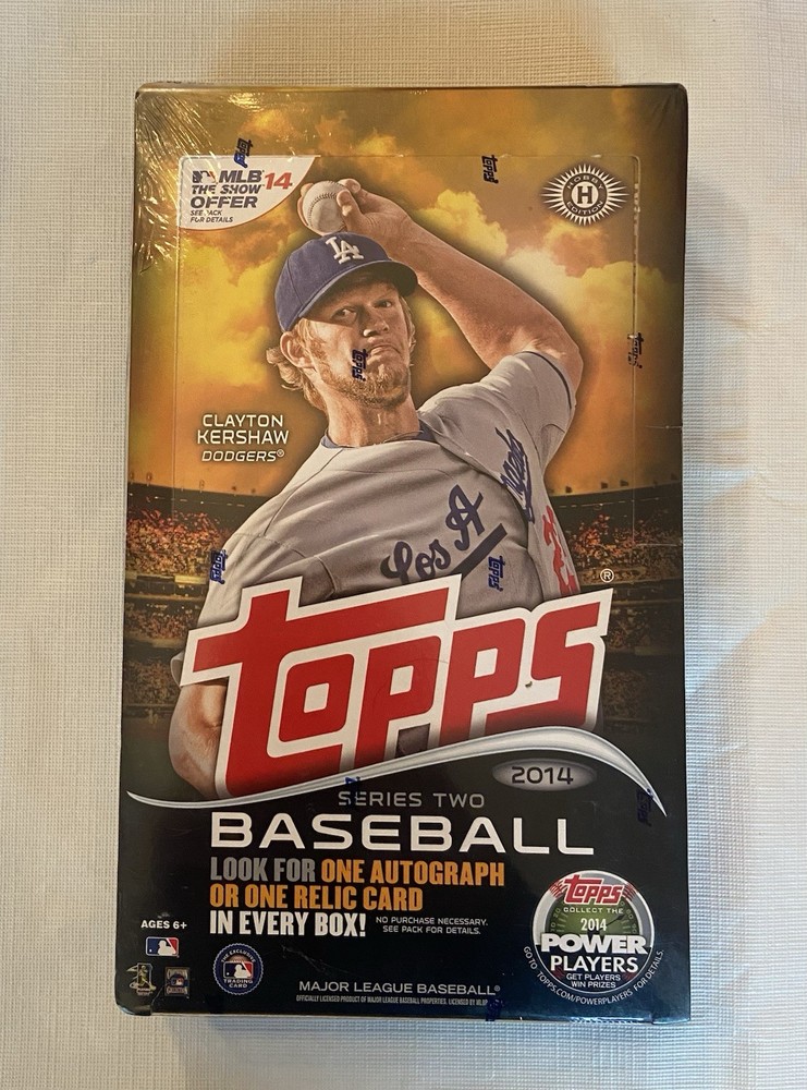 2014 Topps Series 2 MLB Hobby Box Sealed 1 Auto or Relic Guaranteed