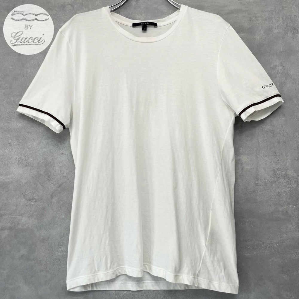 Exclusive Gucci x Fiat 500 Embroidered Logo White T-Shirt