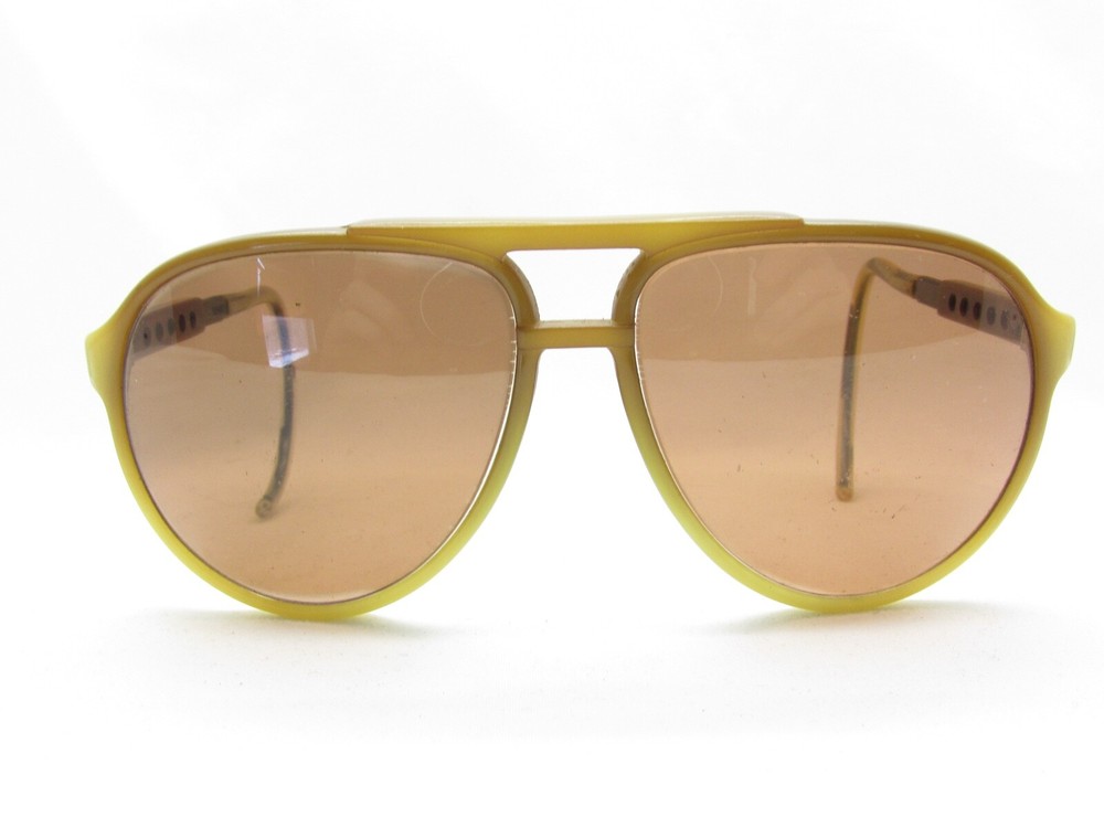 BOLLE AVIATOR TEARDROP BROWN SPORTS WRAP EYEGLASSES FRAMES 56-125 117758