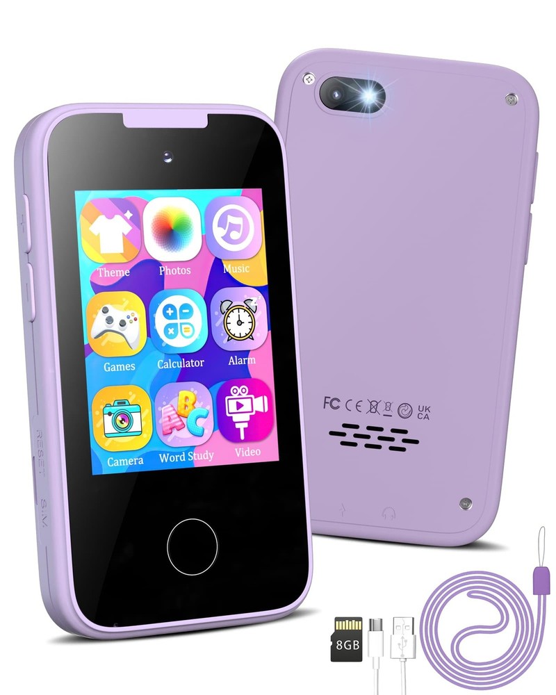 Kids Smart Gifts for Girls 6-8 Year Old,Touchscreen Toy Cell with Multi APPs ...