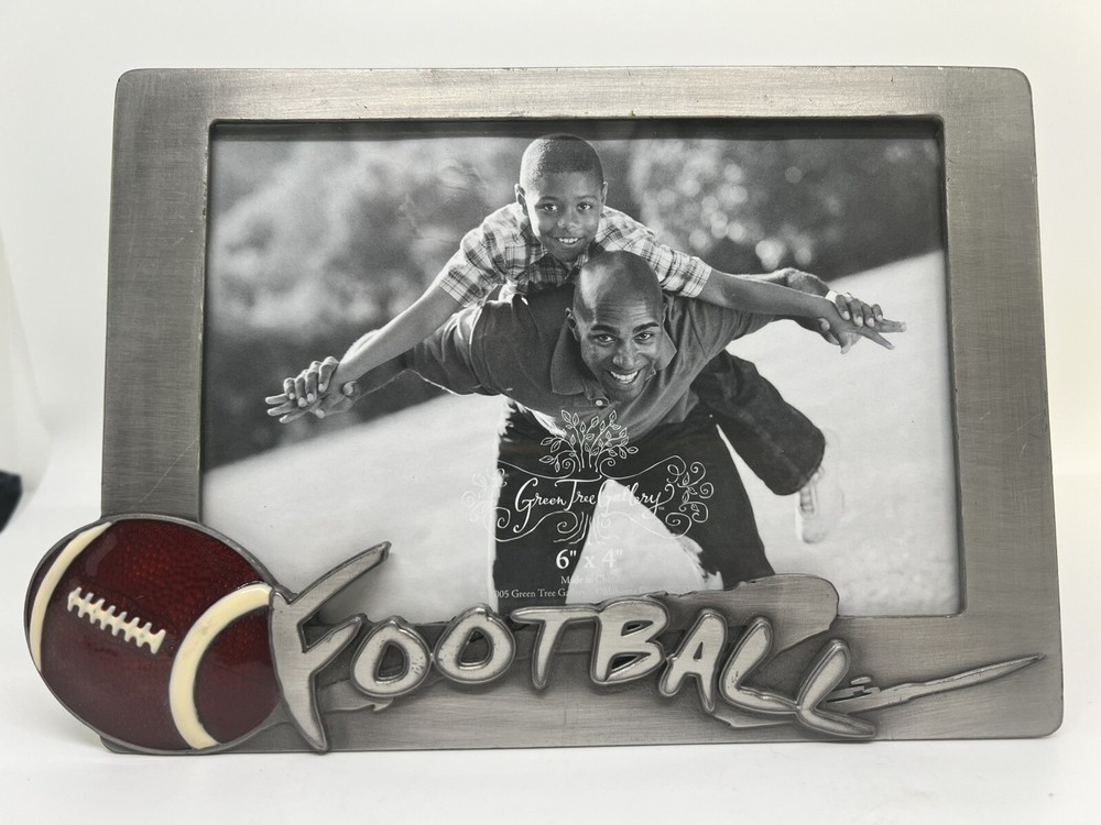 3D HEAVY RESIN FOOTBALL THEMED PHOTO PICTURE FRAME 4 X 6