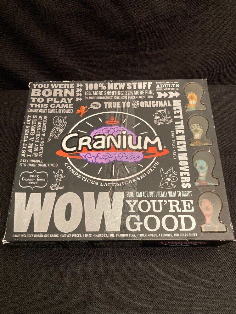 Cranium Wow You're Good Game Board Complete 2007 Hasbro Adult; Not Used/Open Box