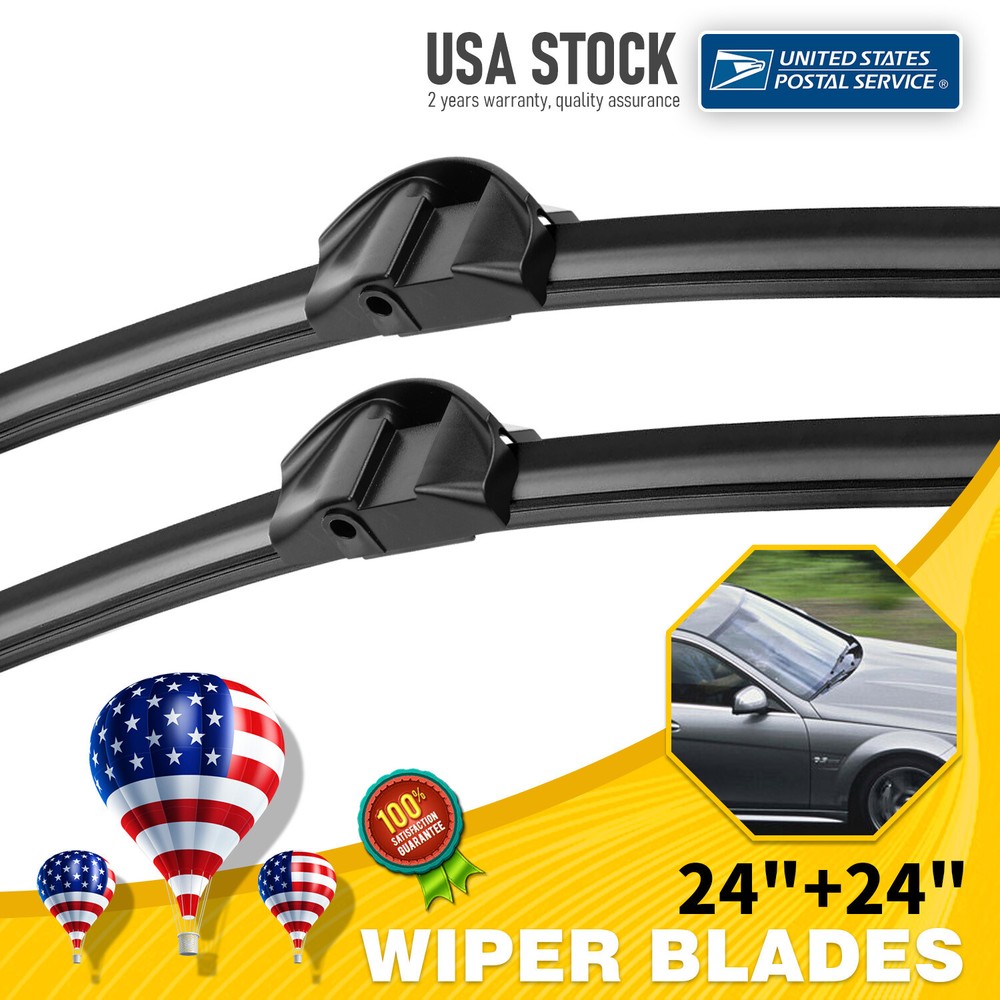 Original Equipment Replacement Windshield Wiper Blades Set 24