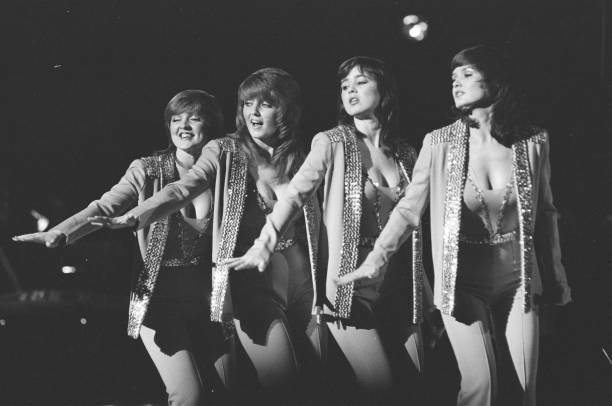 Nolans performing live at Tokyo Music Festival 1981 vintage photo