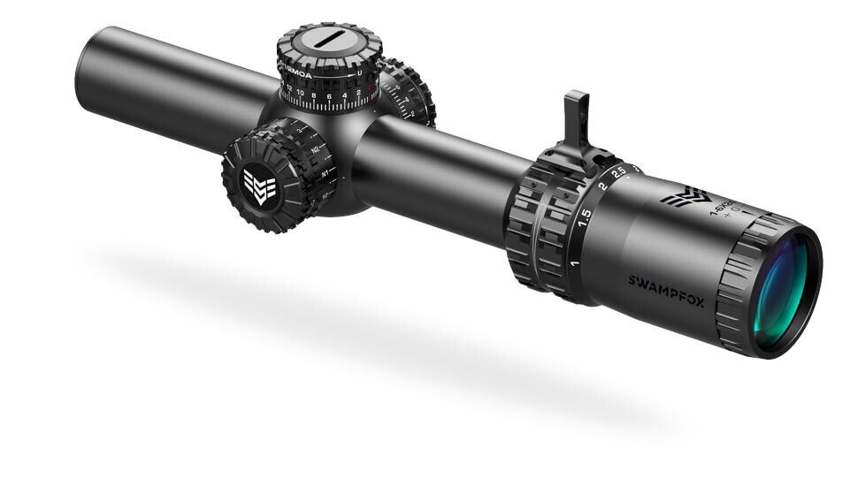Swampfox Arrowhead ARH11024GM 30mm 1-10X24 Riflescope - Matte Black