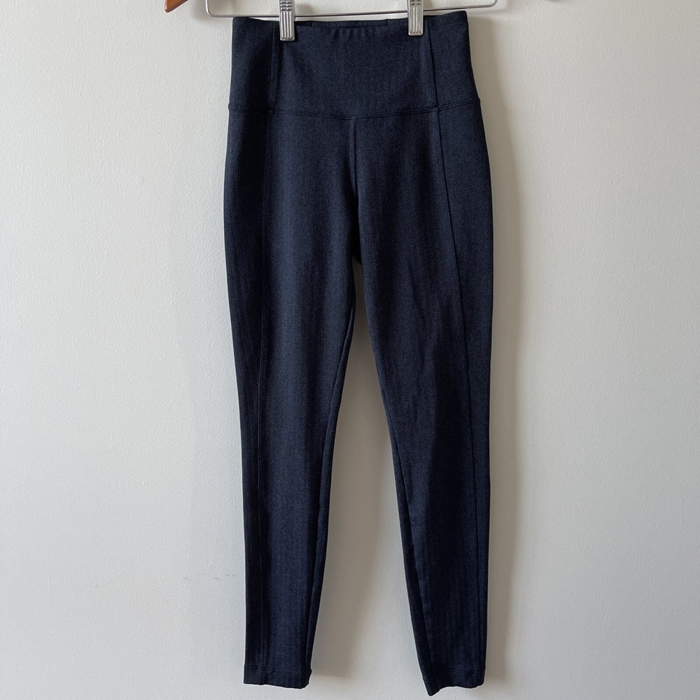 Athleta Delancey Herringbone Tight Women’s XXS Leggings Gray Athleisure Stretch