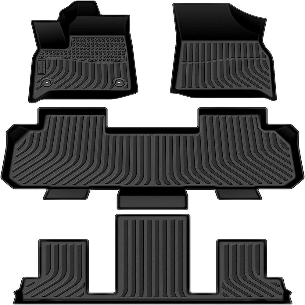 All-Weather Floor Mats for 2018-2024 Chevy Traverse Front & Rear Set